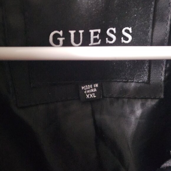 Mens Guess Bomber Jacket XXl - Picture 3 of 4